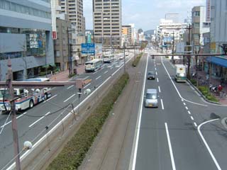 歩道橋から2